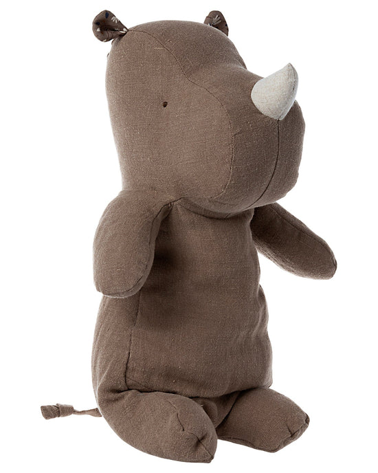 Little maileg play safari friends medium rhino in light brown