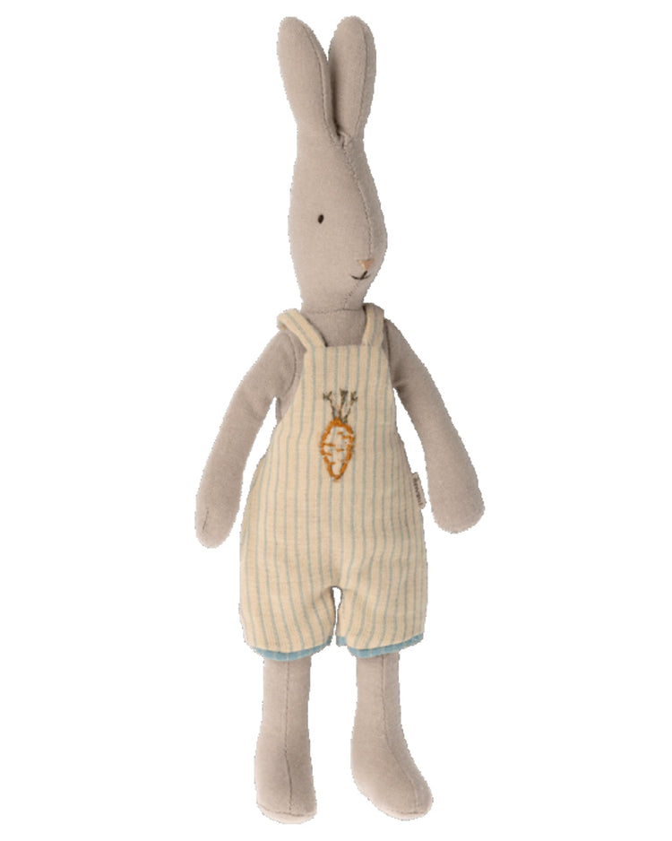 Little maileg play size 1 rabbit in overalls