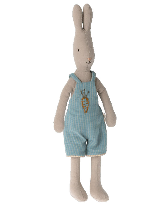 Little maileg play size 2 rabbit in overalls