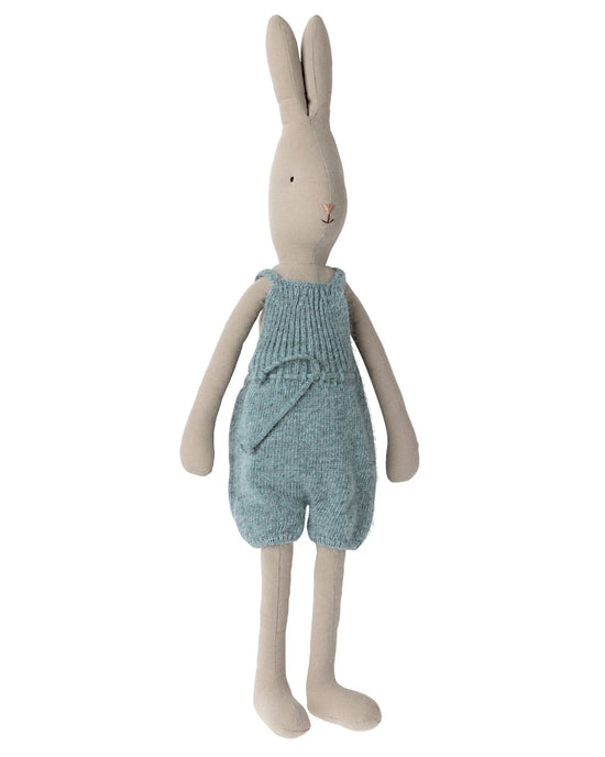 Little maileg play size 4 rabbit in knitted overalls