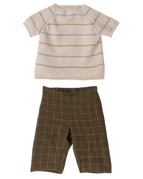 Little maileg play size 5 rabbit in pants + knitted sweater