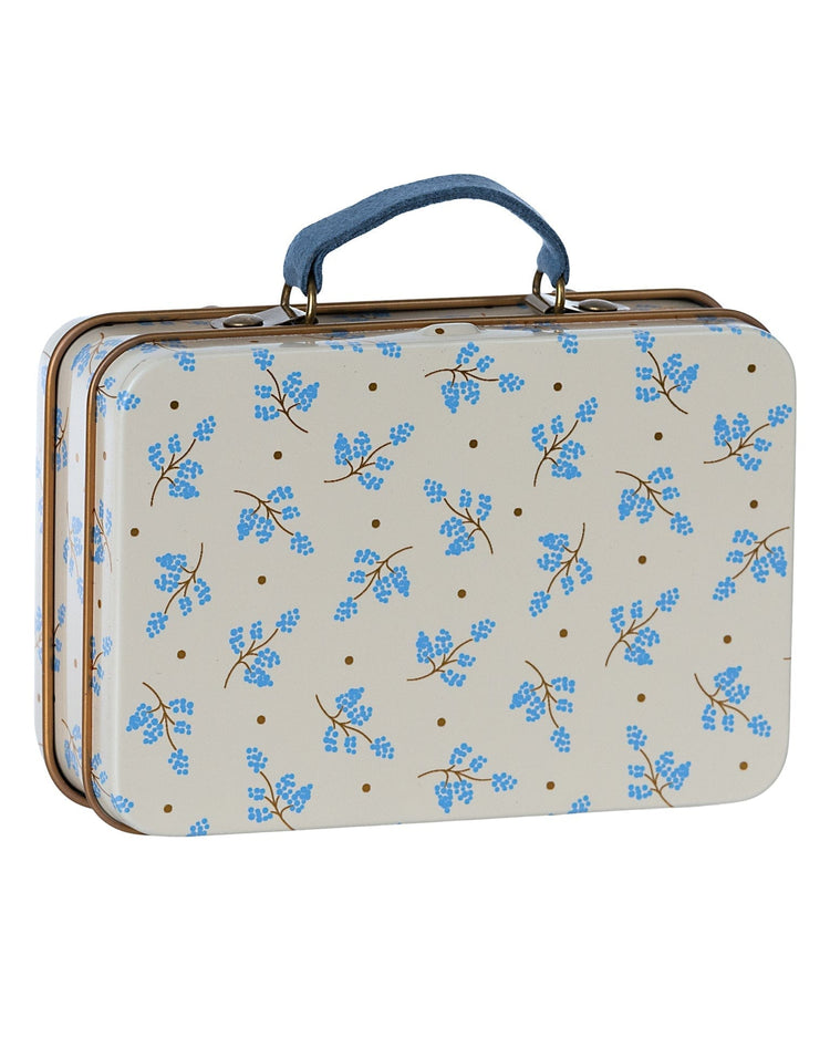 Little maileg play small suitcase in blue madelaine