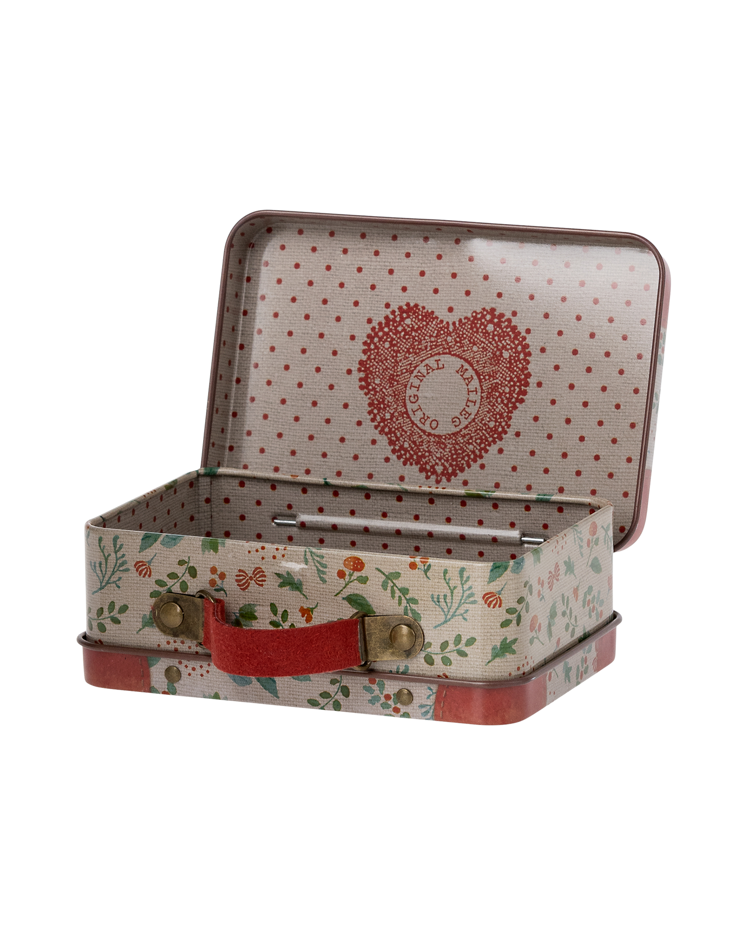 Little maileg play suitcase in holly