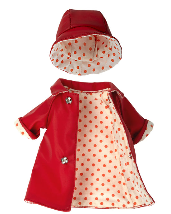 Little maileg play teddy mum rain coat with hat