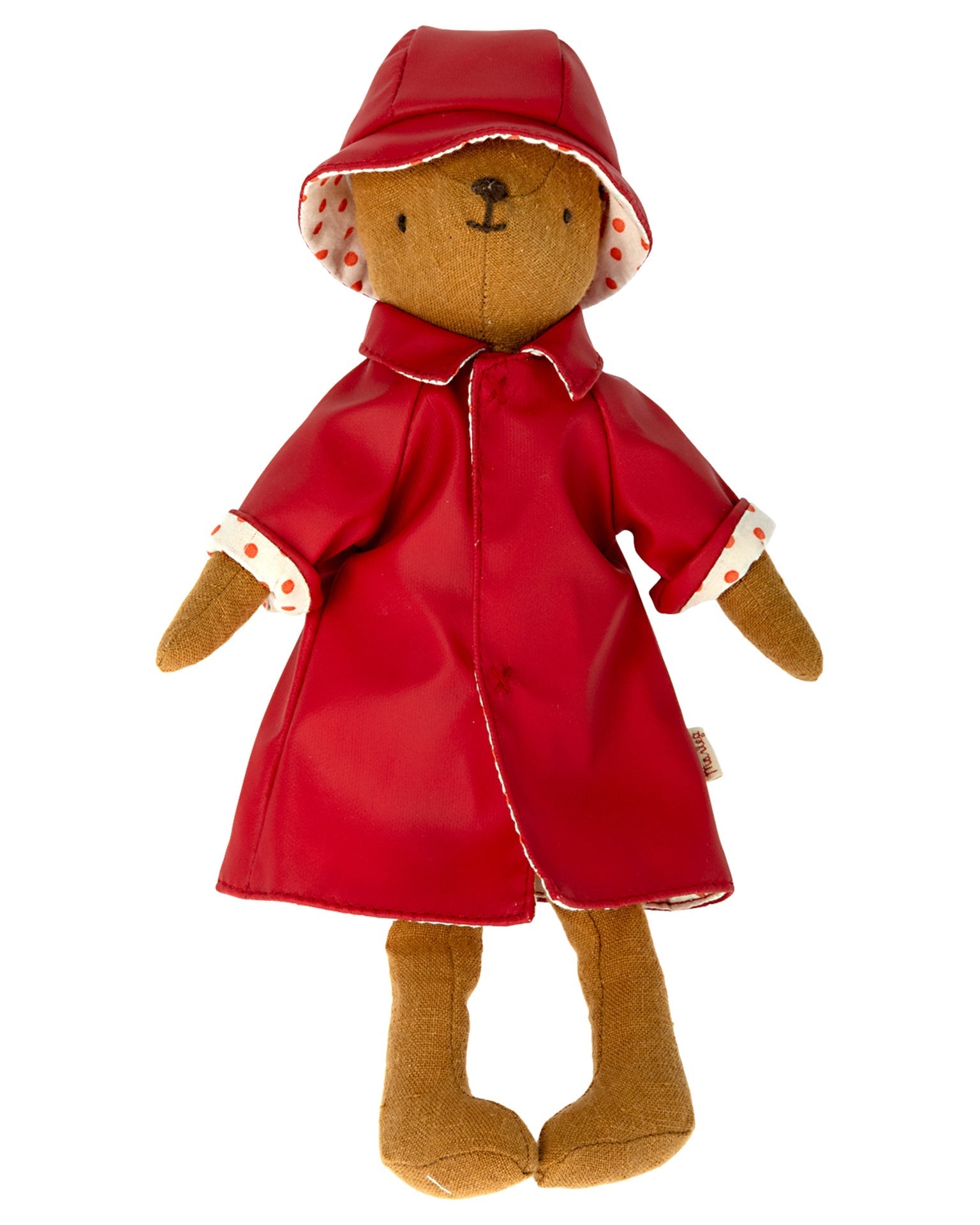 Little maileg play teddy mum rain coat with hat