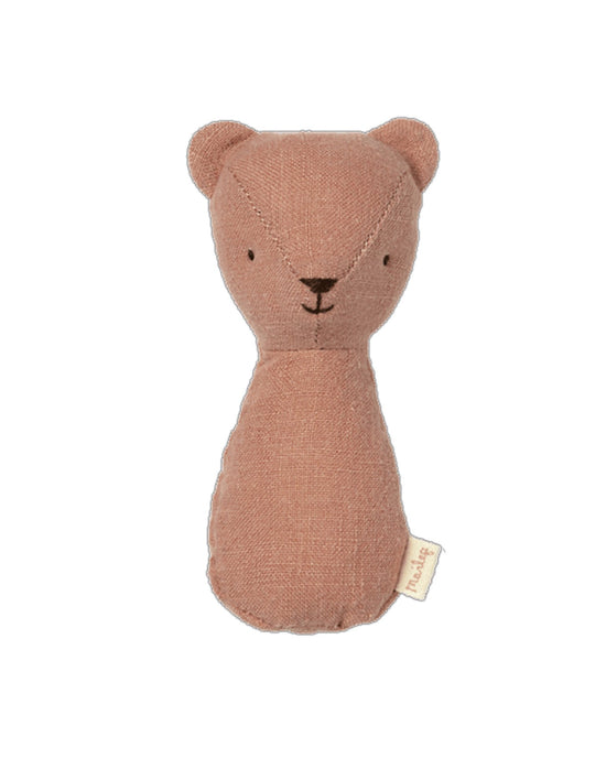 Little maileg play teddy rattle in pink