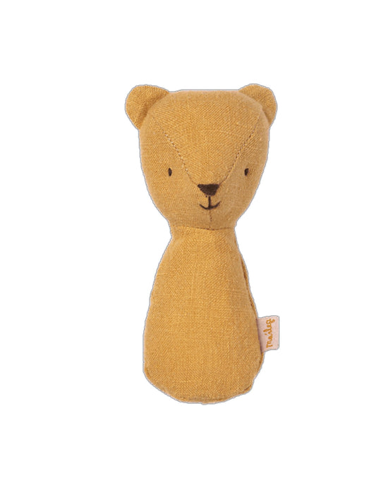 Little maileg play teddy rattle in yellow