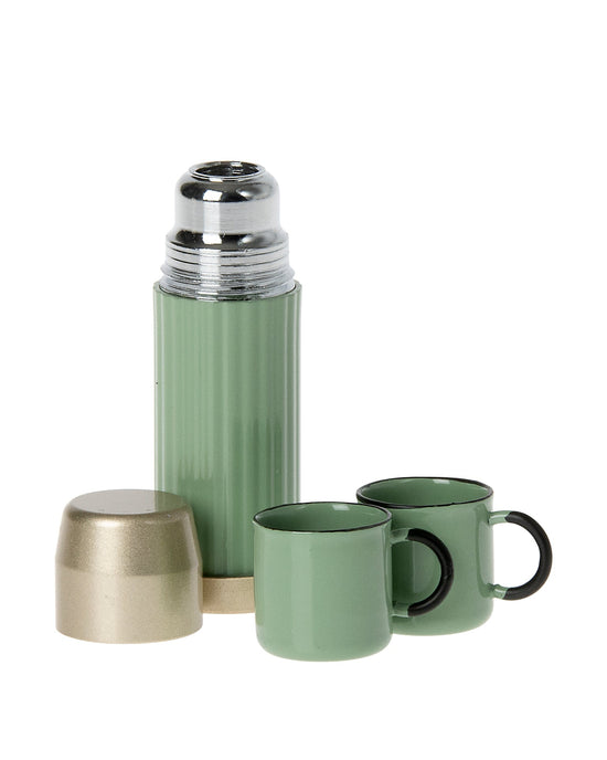 Little maileg play thermos and cups in mint