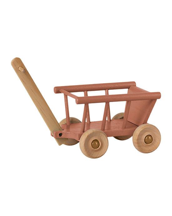 Little maileg play wagon in dusty rose