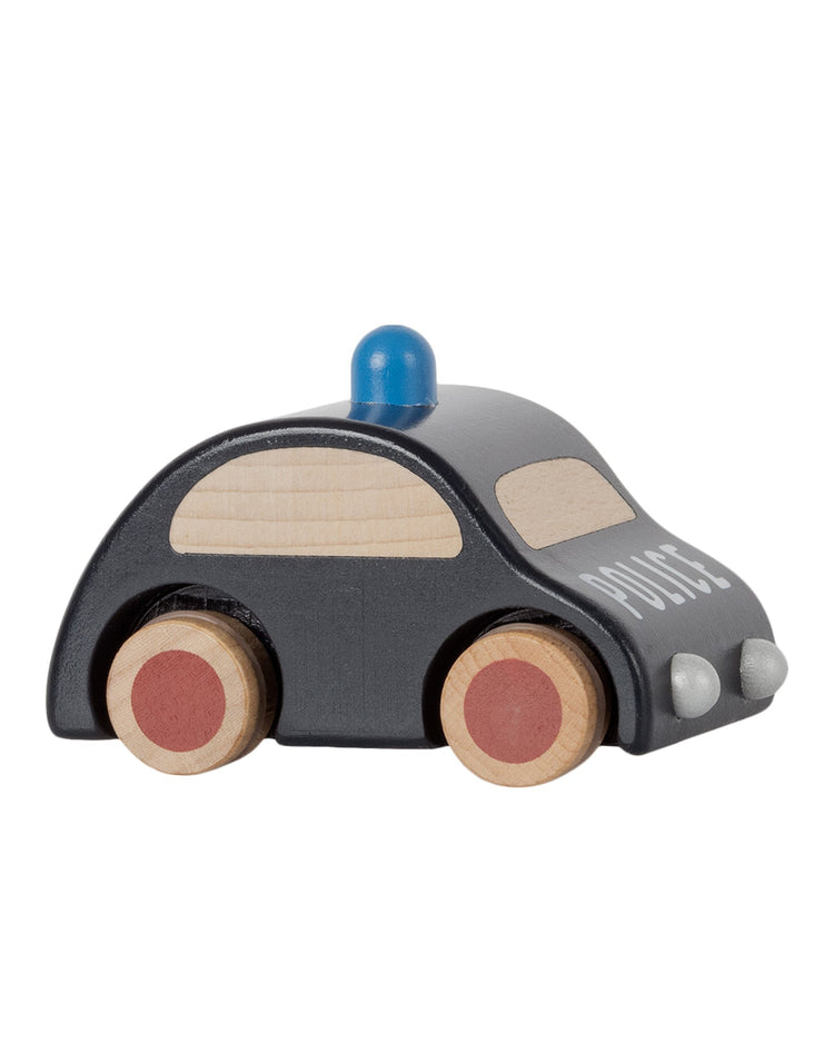 Little maileg play wooden police car