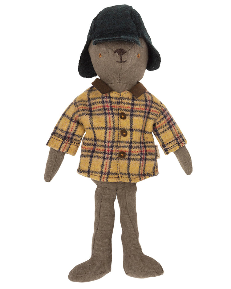 Little maileg play woodsman jacket + hat for teddy dad