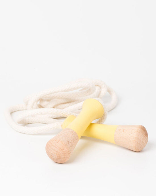 Little me & mine play jump rope in yellow