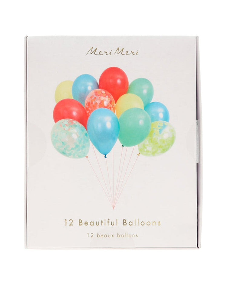 Little meri meri paper + party beautiful balloons multi