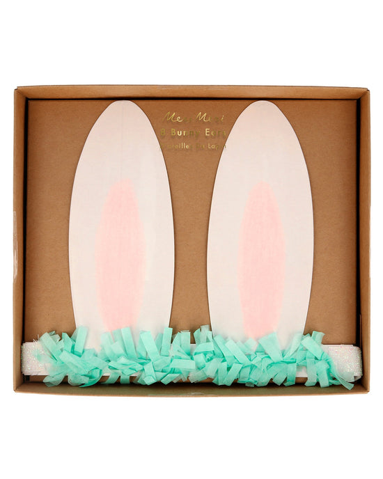 Little meri meri paper + party bunny ear headbands