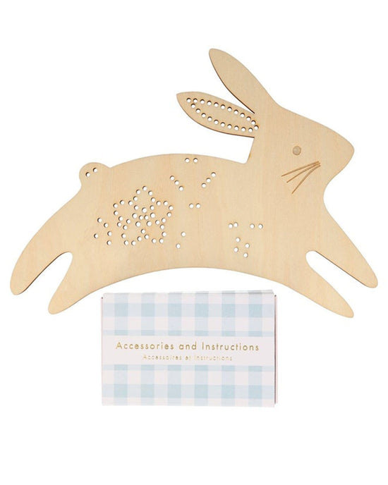 Little meri meri paper + party bunny embroidery kit