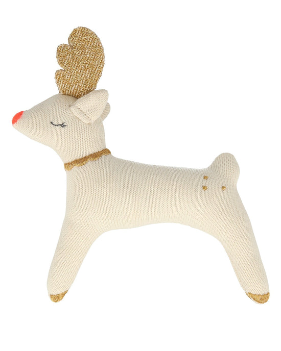 Little meri meri baby accessories christmas reindeer rattle