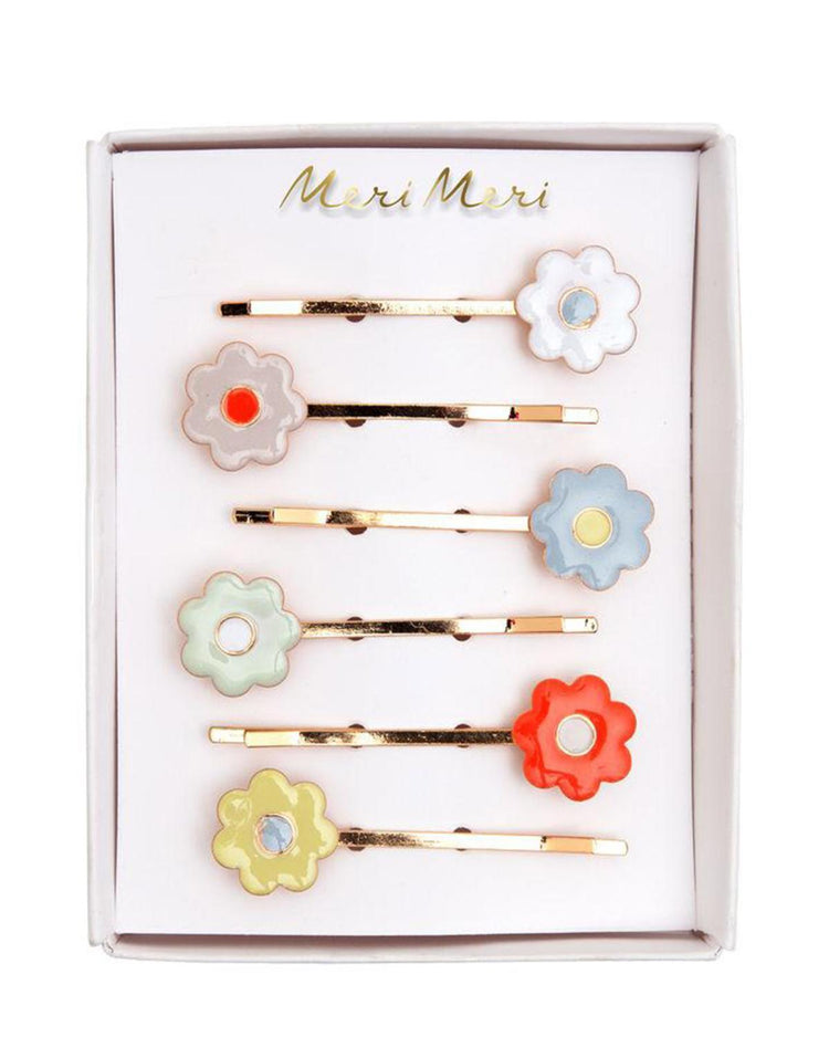 Little meri meri accessories daisy enamel hair slides