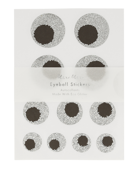 Little meri meri party eco glitter eyeball stickers