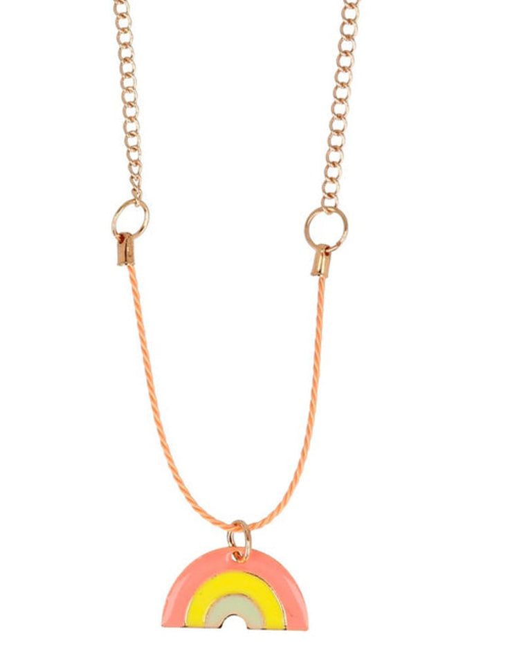 Little meri meri accessories enamel rainbow necklace