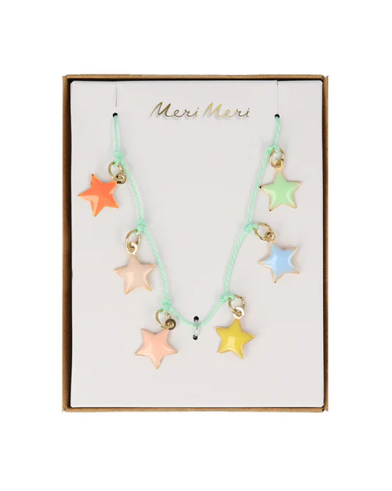 Little meri meri accessories enamel star necklace