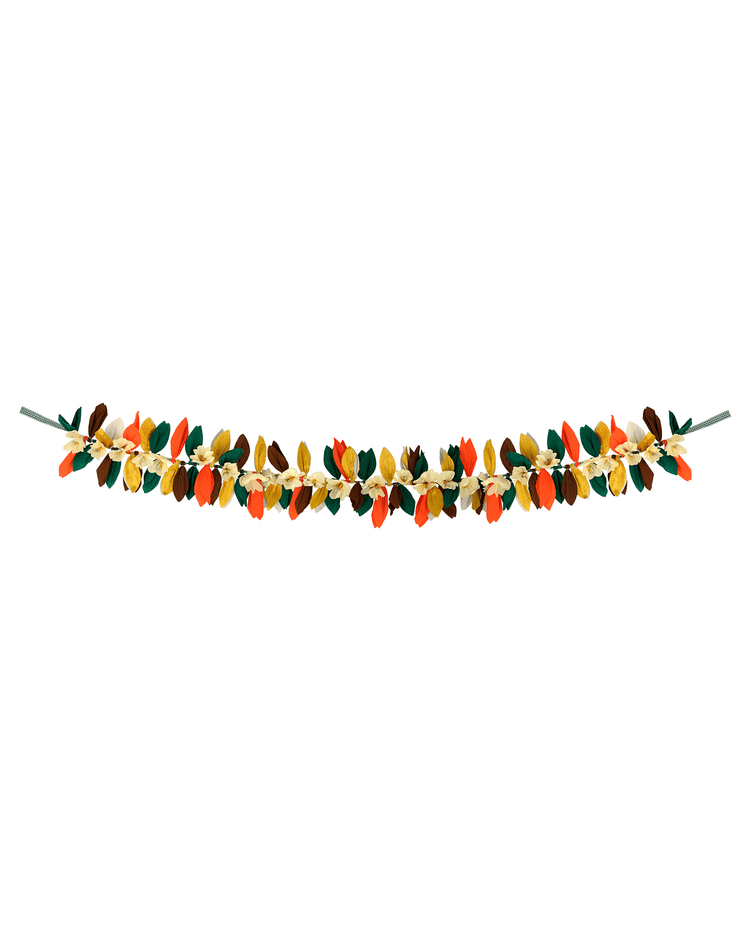 Little meri meri party fall flower garland