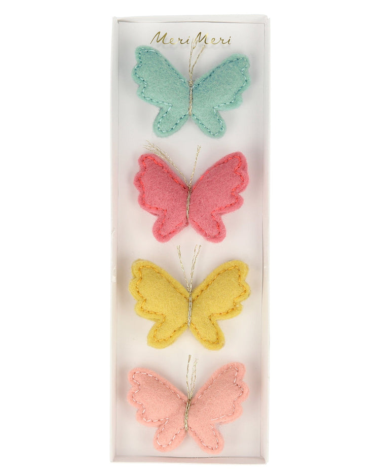 Little meri meri accessories felt butterfly hair clips