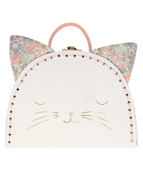 Little meri meri play floral kitty mini suitcase doll