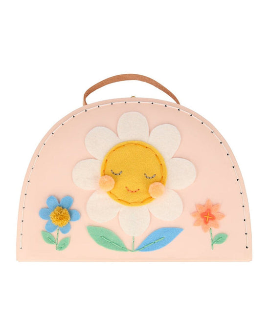 Little meri meri play flower embroidery suitcase