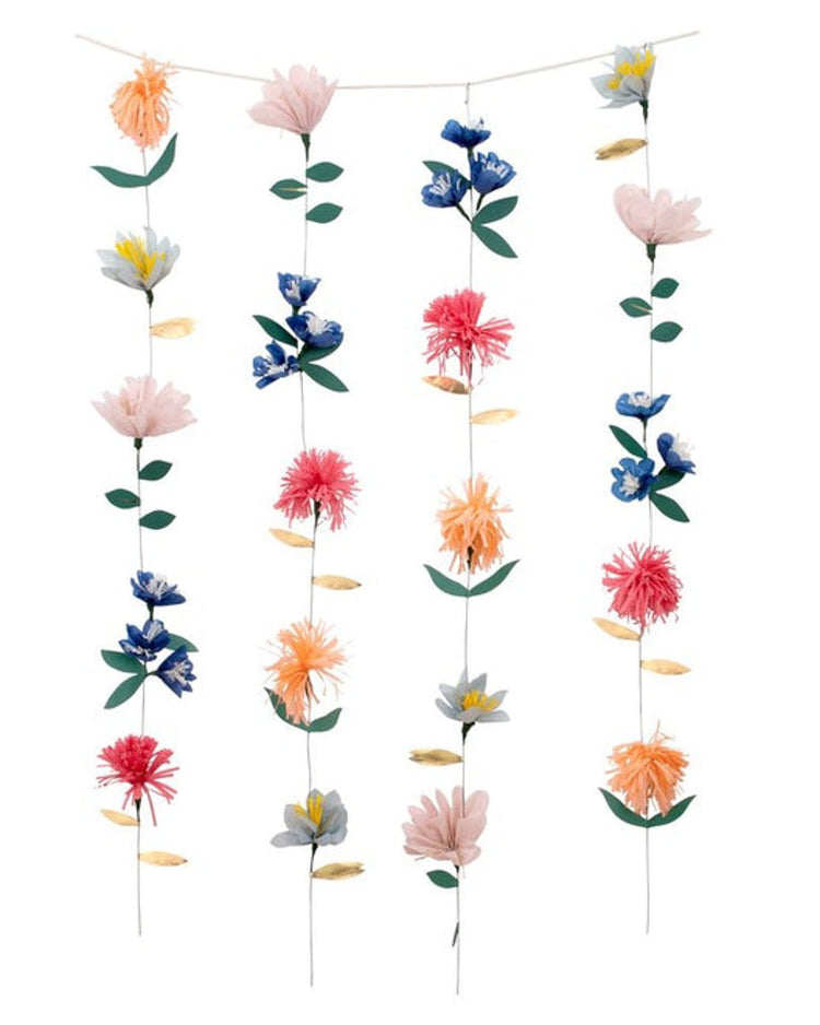 Little meri meri paper + party flower wall