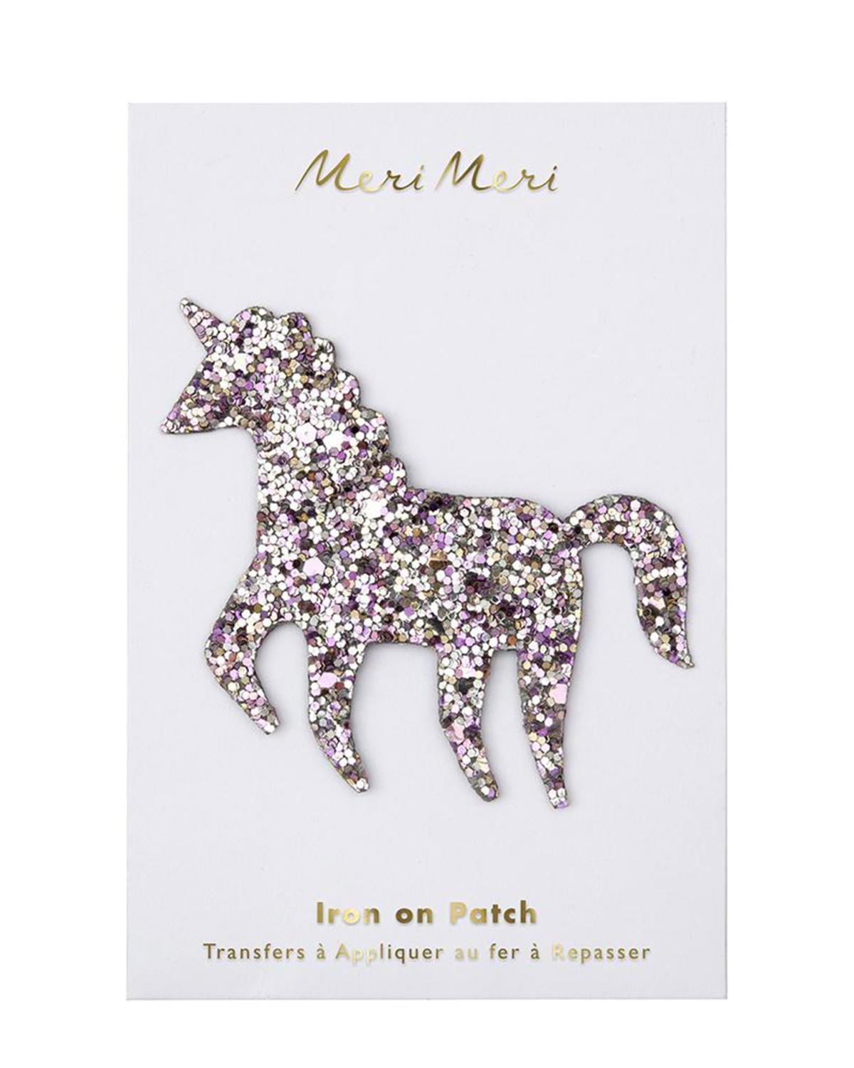 Little meri meri accessories glitter unicorn patch
