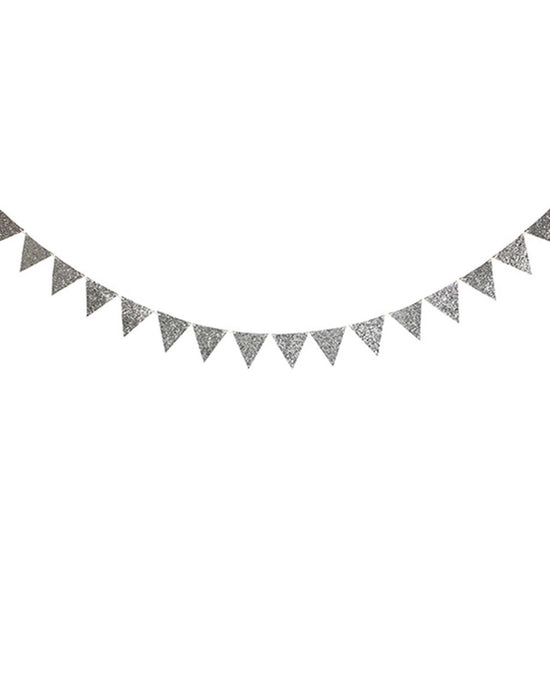 Little meri meri paper+party Glittler Garland in Silver