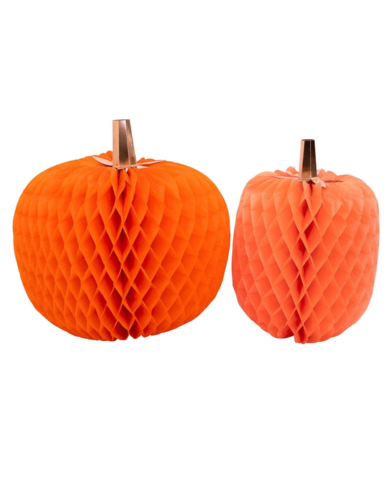 Little meri meri paper+party Halloween Honeycomb Pumpkins
