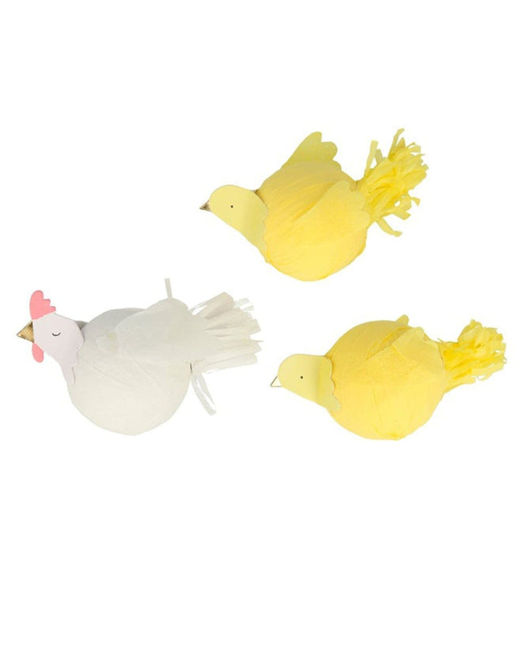 Little meri meri paper + party hen + chicks surprise balls