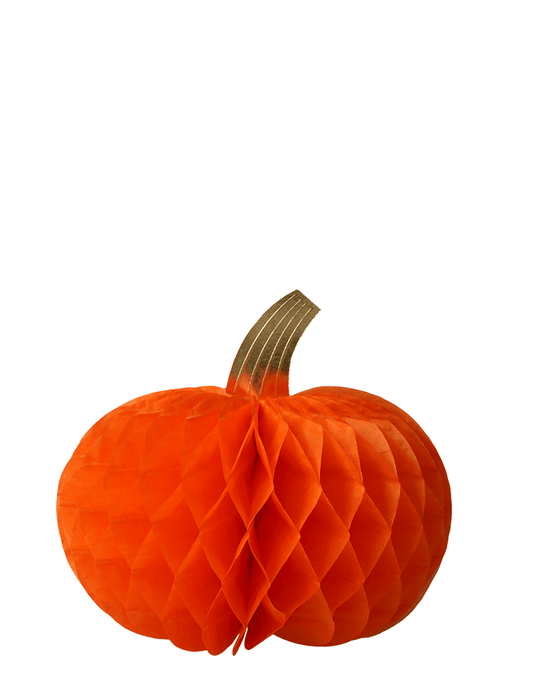 Little meri meri party honeycomb pumpkins