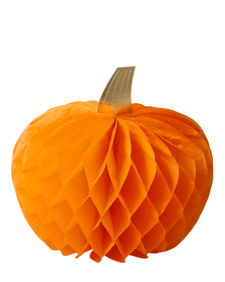 Little meri meri party honeycomb pumpkins