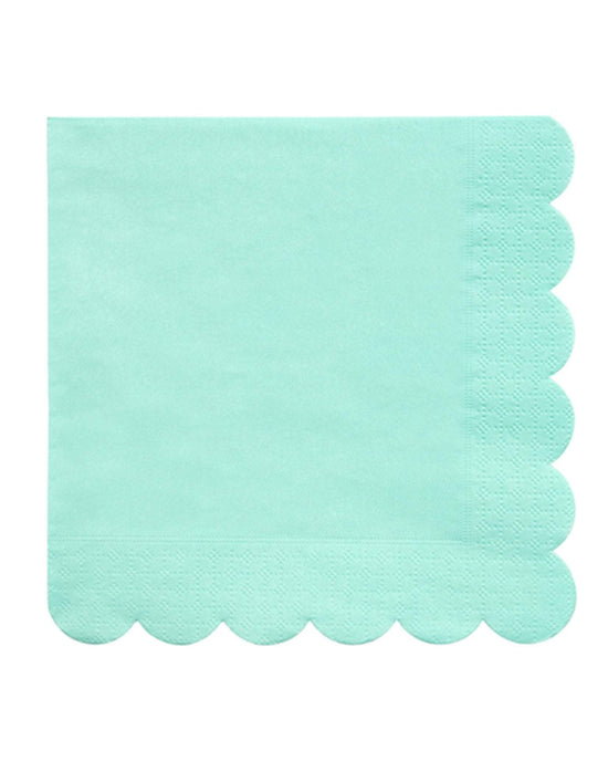 Little meri meri paper+party large mint napkins