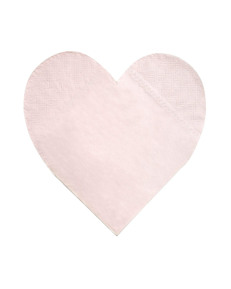 Little meri meri paper+party large pastel palette heart napkin