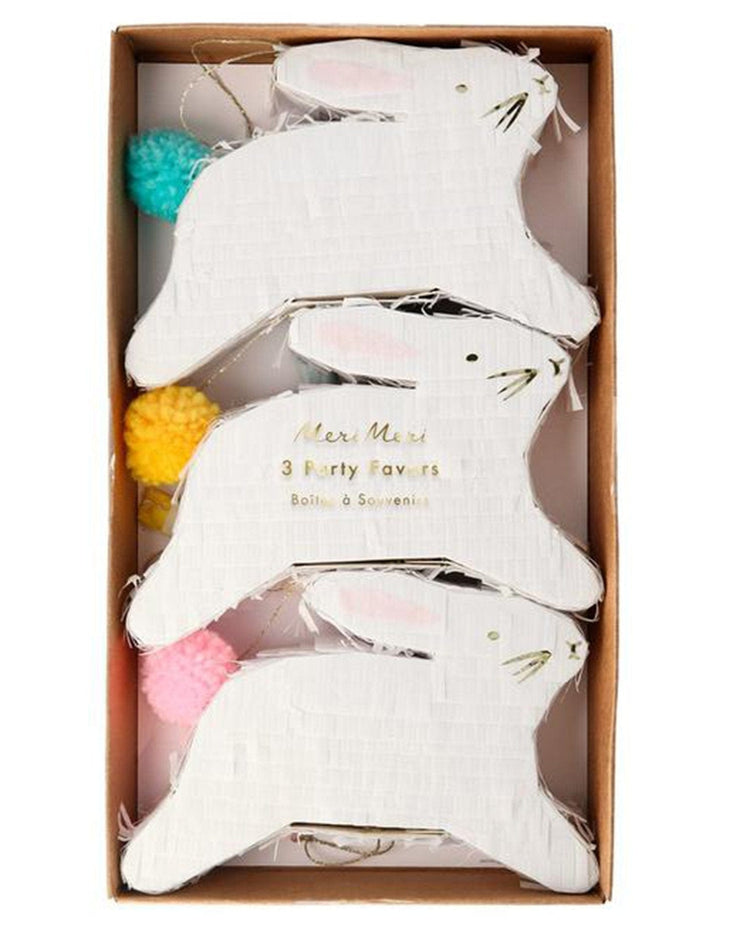 Little meri meri paper + party leaping bunny piñata favours