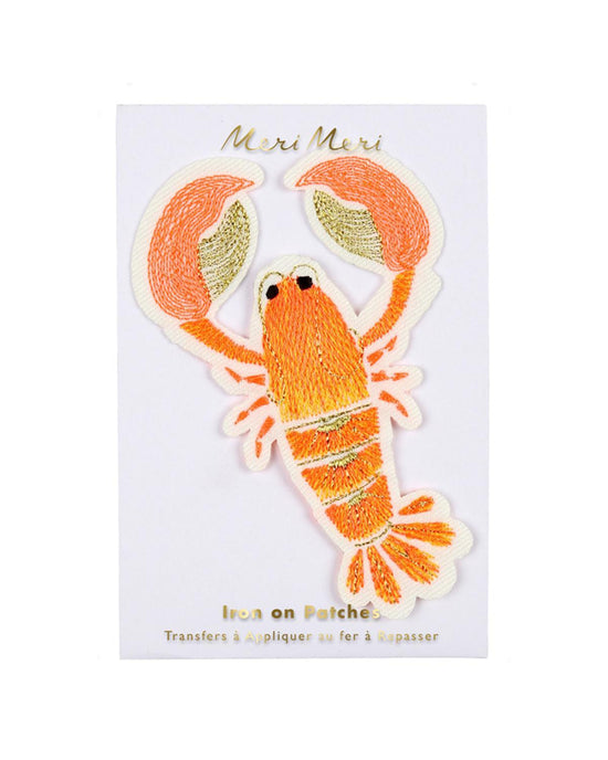 Little meri meri accessories lobster patch