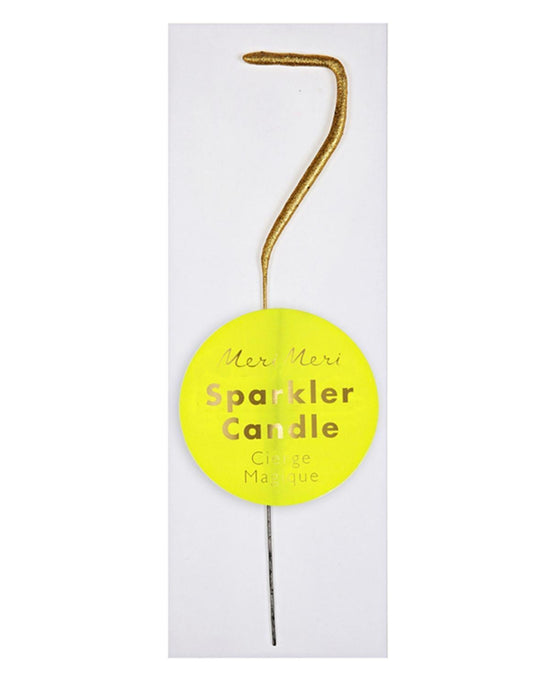 Little meri meri paper+party mini #7 sparkler in gold