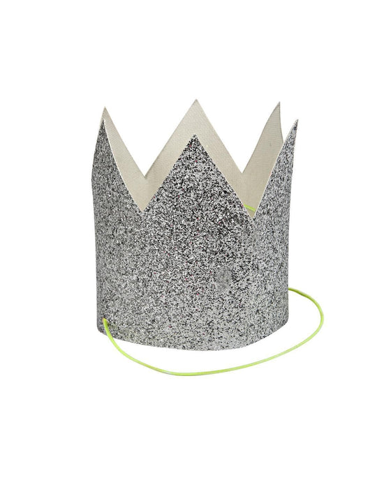 Little meri meri paper+party Mini Silver Glittered Crowns