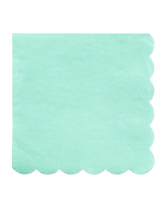 Little meri meri paper+party mint small napkin