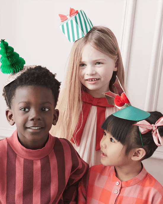 Little meri meri paper+party mixed christmas party hats