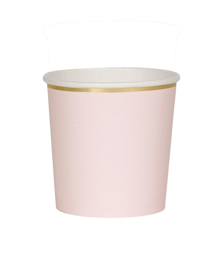 Little meri meri paper+party pale pink tumblers