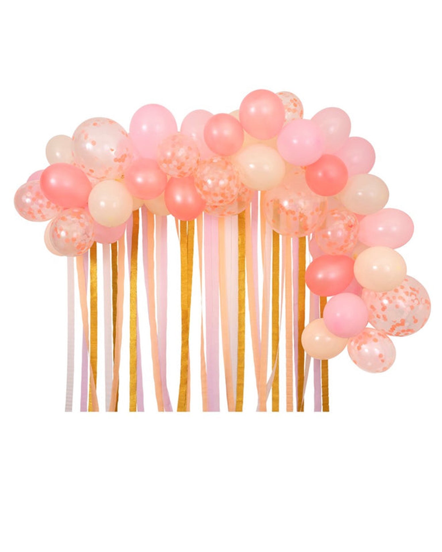 Little meri meri paper + party pink balloon arch