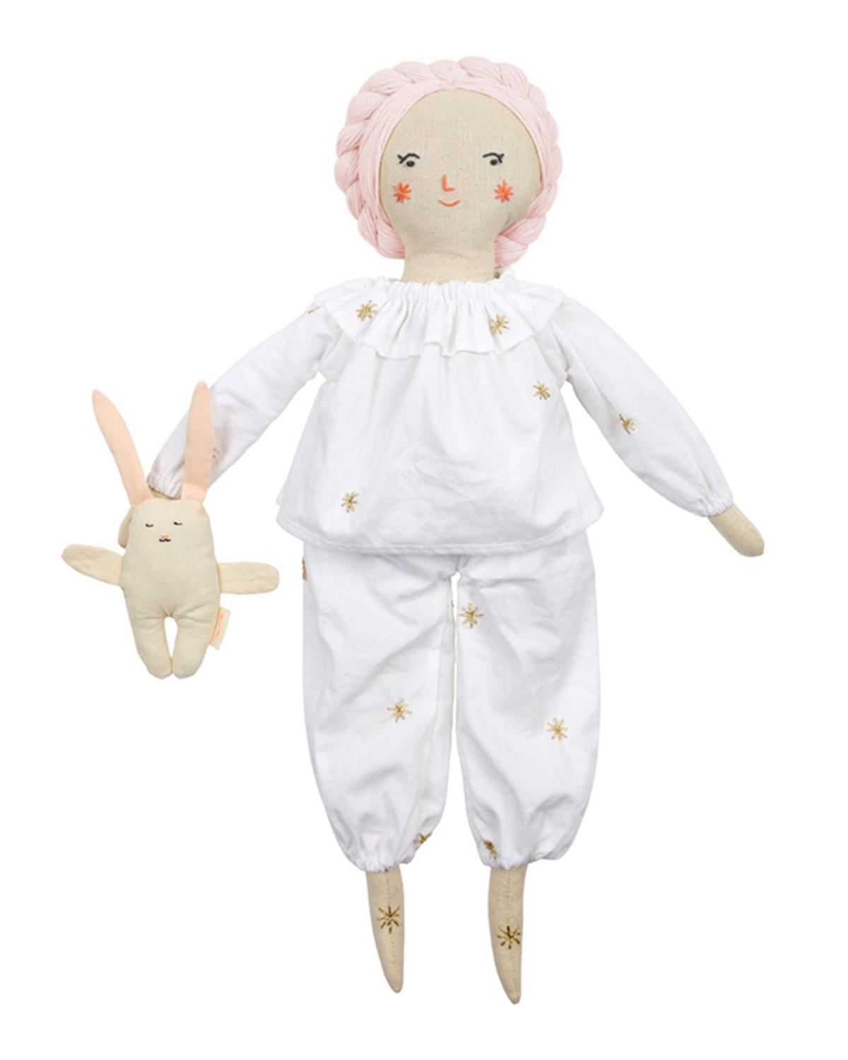 Little meri meri play pjs + bunny doll dress-up kit