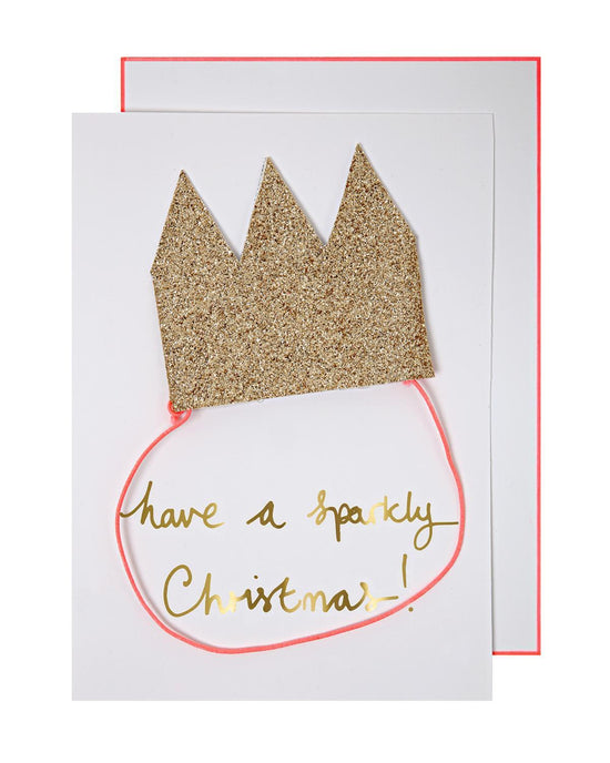 Little meri meri paper+party Pop Out Crown Card