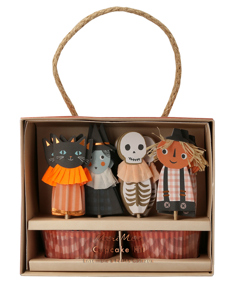 Little meri meri party pumpkin patch cupcake kit