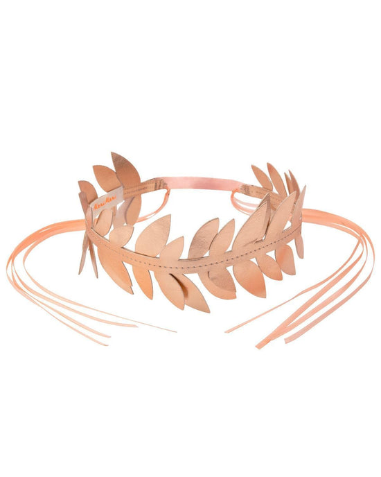 Little meri meri play rose gold laurel wreath crown