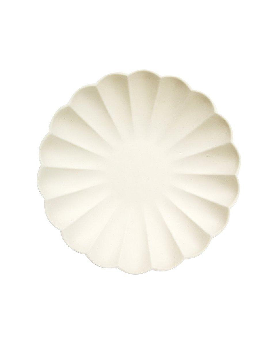 simply eco small plates in cream